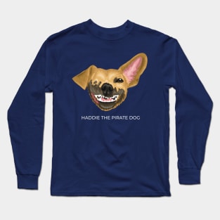 Haddie the Pirate Dog Long Sleeve T-Shirt